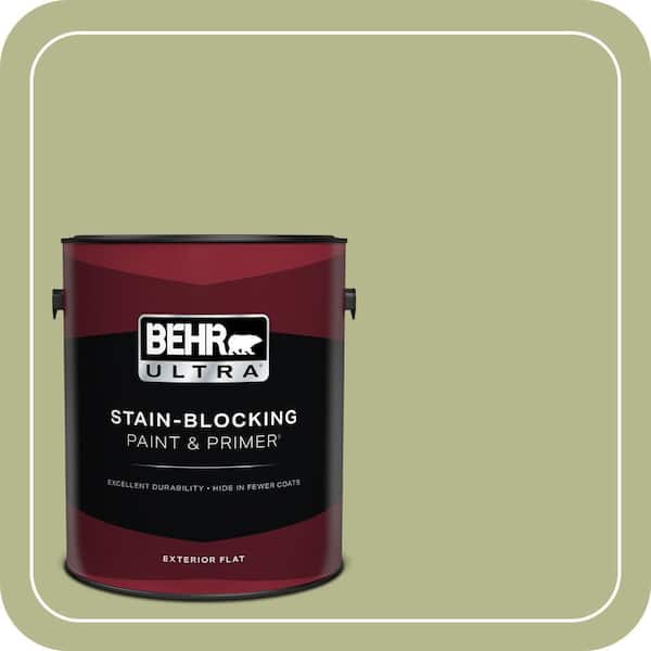 BEHR ULTRA 1 gal. Home Decorators Collection #HDC-SP14-1 Secret Glade Flat Exterior Paint & Primer