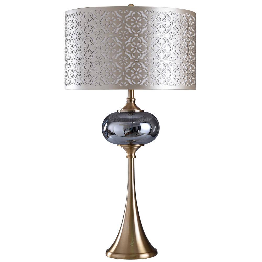 Fragrance ** Stainless Steel Table Touch Lamp Tree Purple Silver color 