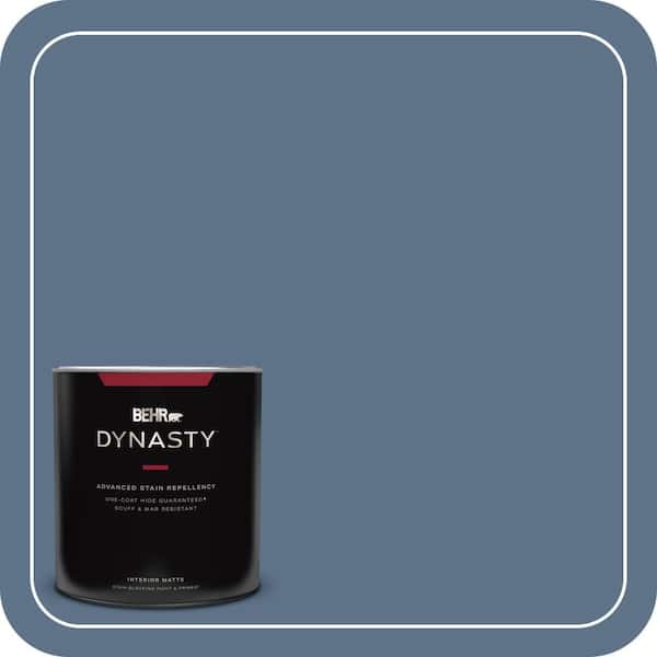 BEHR DYNASTY 1 qt. #580F-6 Lost Atlantis Matte Interior Stain-Blocking Paint and Primer