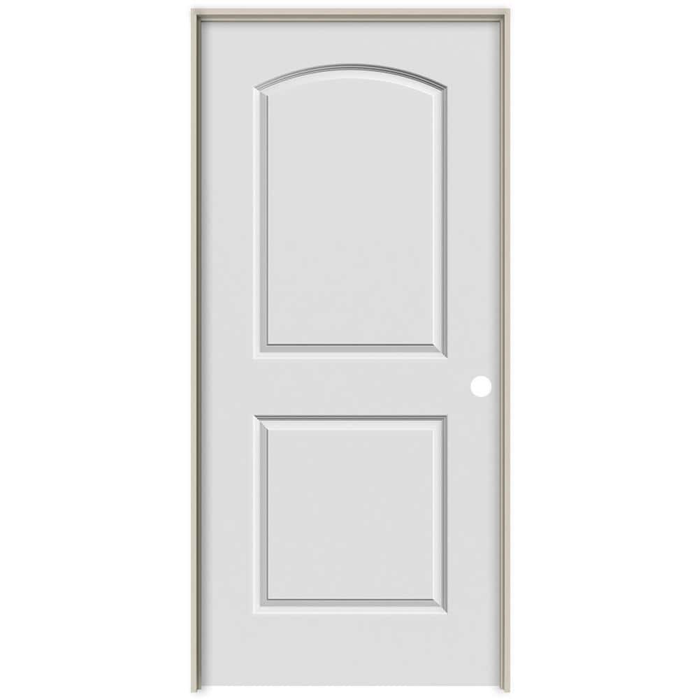 28 in. x 80 in. Smooth Caiman Left-Hand Solid Core Primed Composite Single Prehung Interior Door, 1-3/4 in. Thick price history on PriceWatchPro