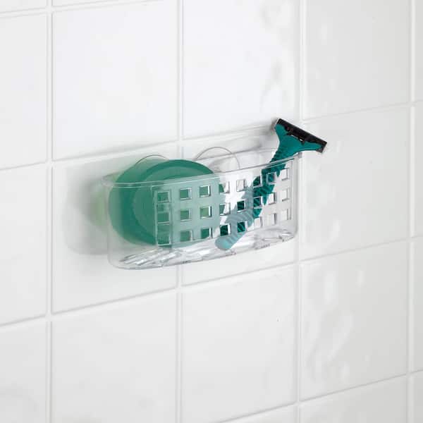 Clorox White Suction Cup Corner Shower Caddy