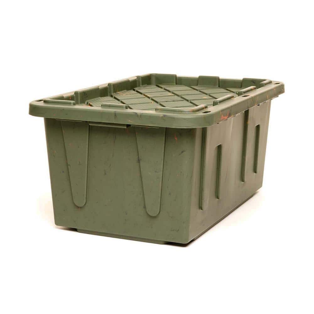 Basement storage with Home Depot 55, 27, and 14 gallon totes : r