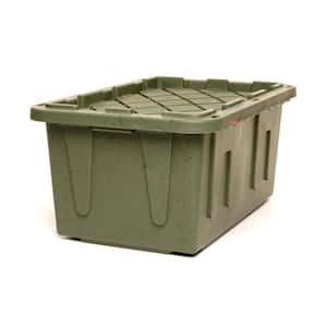 27 Gal. Heavy Duty Storage Tote in Camouflage (2-Pack)