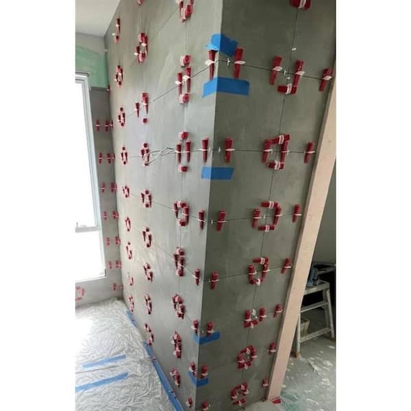 Universal Flatout Clip White 1/8 in. Plastic Tile Leveling Spacer System 500-Pack