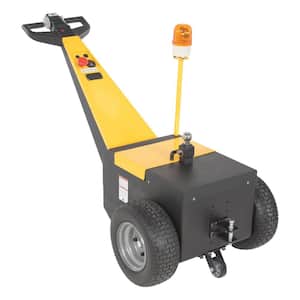 5000 lbs. Pull Capacity Yellow/Black Steel Heavy-Duty Electric Powered Tugger