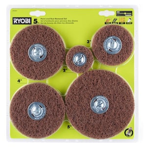 Paint and Rust Removal Wheel Assortment Set (5-Piece)