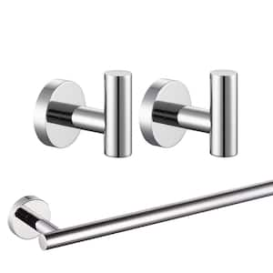 3 -Piece Bath Hardware Set with Mounting Hardware in Polished Chrome