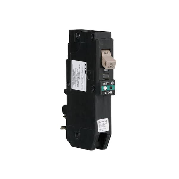 Eaton CH 15-Amp Single-Pole Plug-On Neutral AFCI Circuit Breaker
