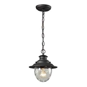 Searsport 1-Light Weathered Charcoal Outdoor Pendant
