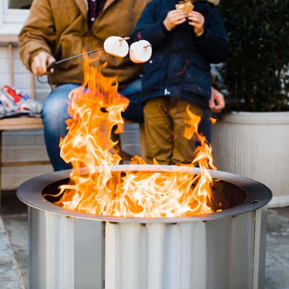X Series 24 Stainless Steel Smokeless Wood Fire Pit