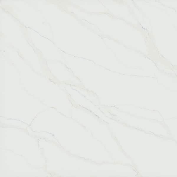 4 in. x 4 in. qt. Countertop Sample in Calacatta Safyra
