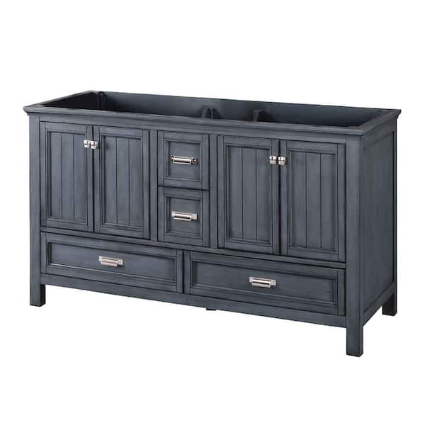 CRAFT + MAIN Brantley 60 in. W x 21-1/2 in. D Bath Vanity Cabinet Only in Harbor Blue