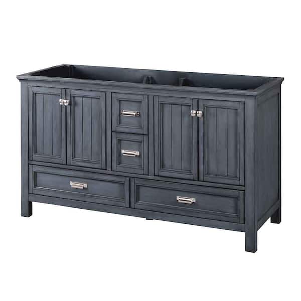 Foremost Brantley 60 in. W x 21-1/2 in. D Bath Vanity Cabinet Only in Harbor Blue
