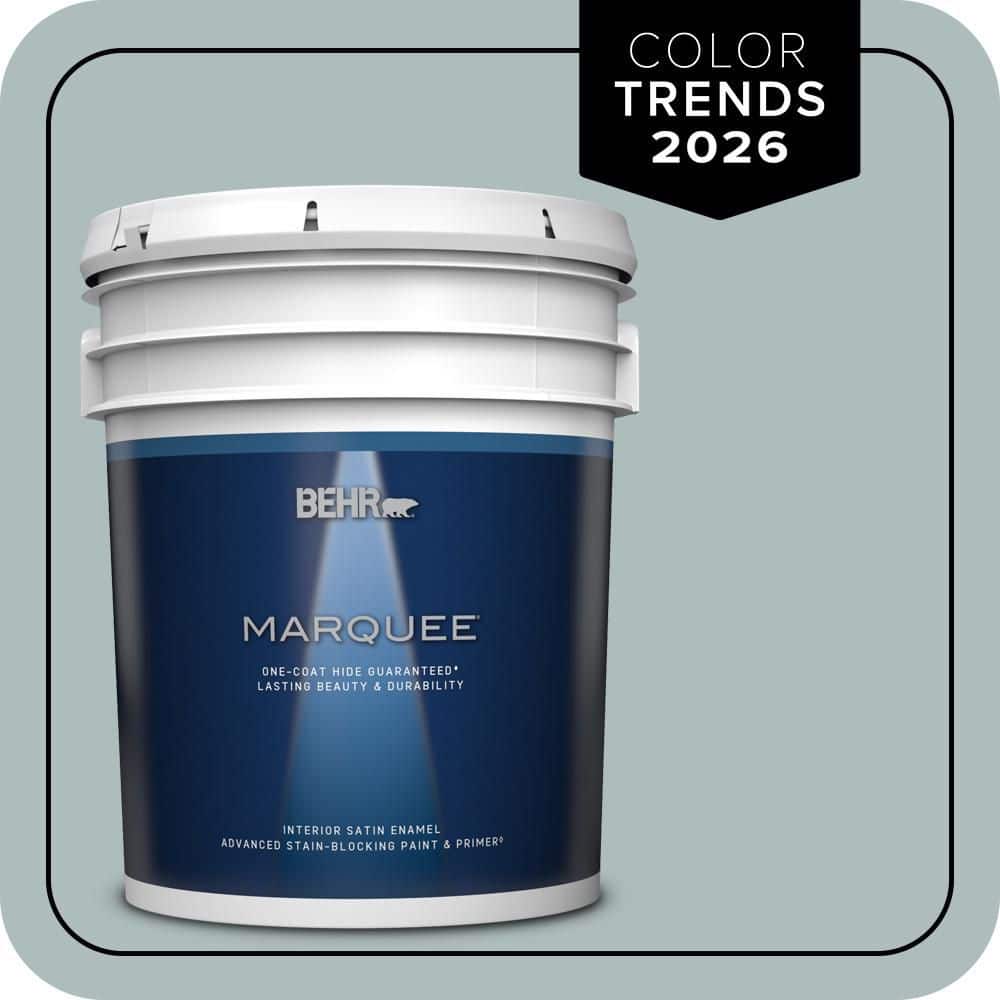 5 gal. Home Decorators Collection #HDC-CT-26 Watery One-Coat Hide Satin Enamel Interior Paint & Primer price history on PriceWatchPro