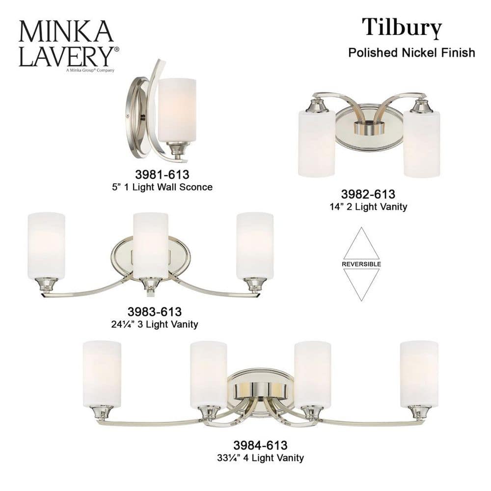Polished Nickel 3-Light Semi Flush Mount Ceiling Fixture