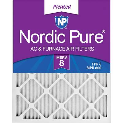 8 x 20 x 1 Dust Reduction Pleated MERV 8 - FPR 6 Air Filter (12-Pack)