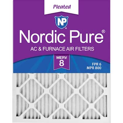 8 x 20 x 1 Dust Reduction Pleated MERV 8 - FPR 6 Air Filter (6-Pack)