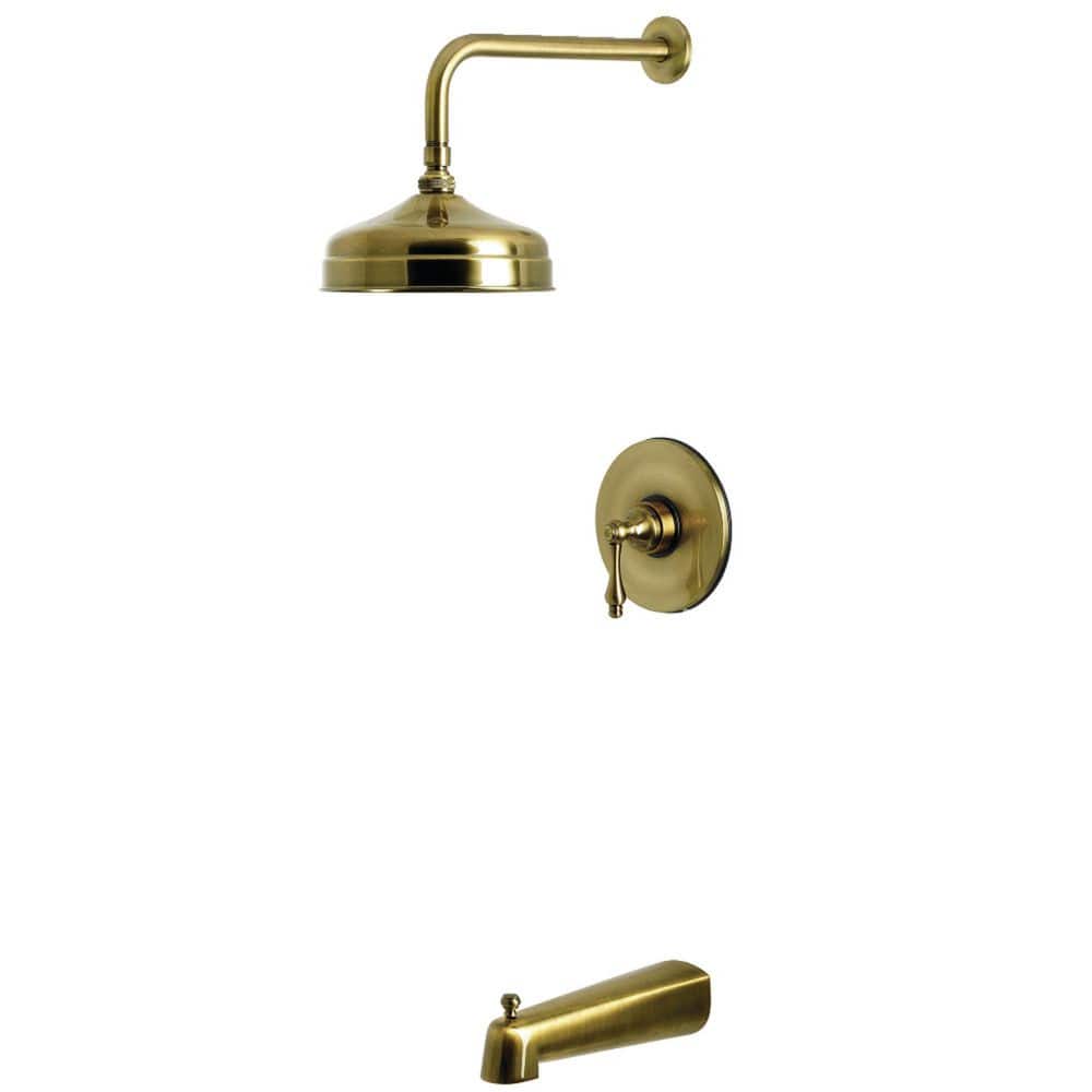 Revival 1-Handle 1-Spray Tub and Shower Faucet 1.8 GPM in Antique Brass price history on PriceWatchPro
