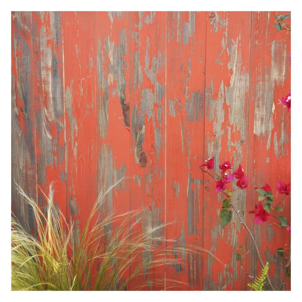 New Orange Painted Pine Wood Wall Panels