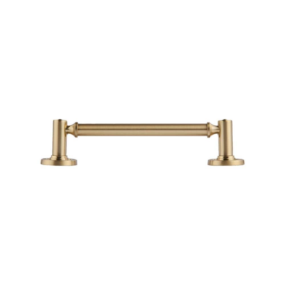 Minted 5-Inch Satin Brass Cylindrical Drawer Pull