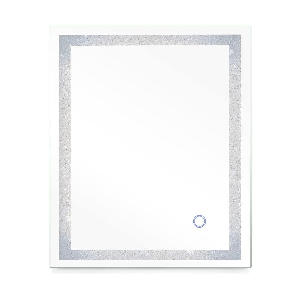 Edison 36 in. W x 30 in. H Frameless Rectangular LED Light Bathroom Vanity 