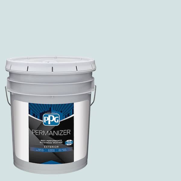 PERMANIZER 5 gal. PPG1148-1 Meadowsweet Mist Satin Exterior Paint