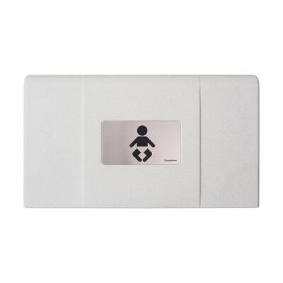 Ultra Horizontal Baby Changing Station with EZ Mount Backer Plate