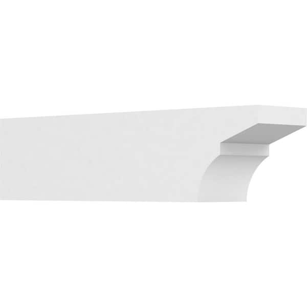 5 in. x 6 in. x 24 in. Standard Monterey Architectural Grade PVC Rafter Tail Brace