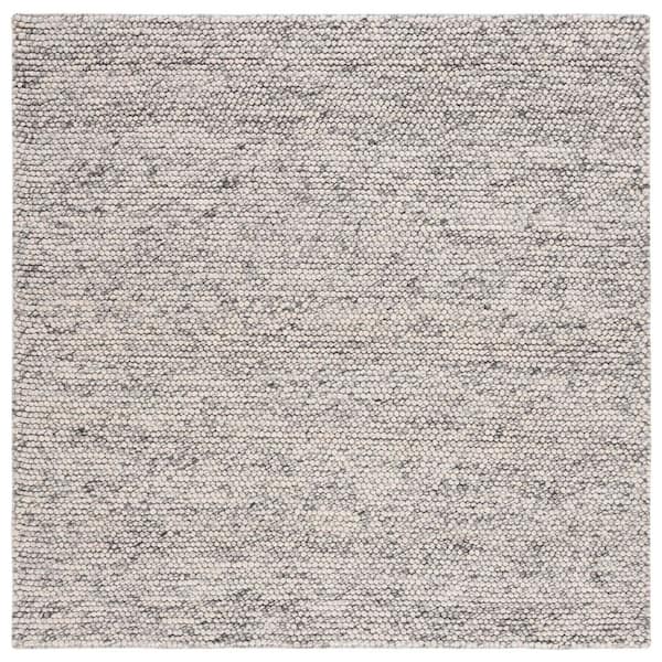 Natura Light Gray/Ivory 8 ft. x 8 ft. Gradient Square Area Rug