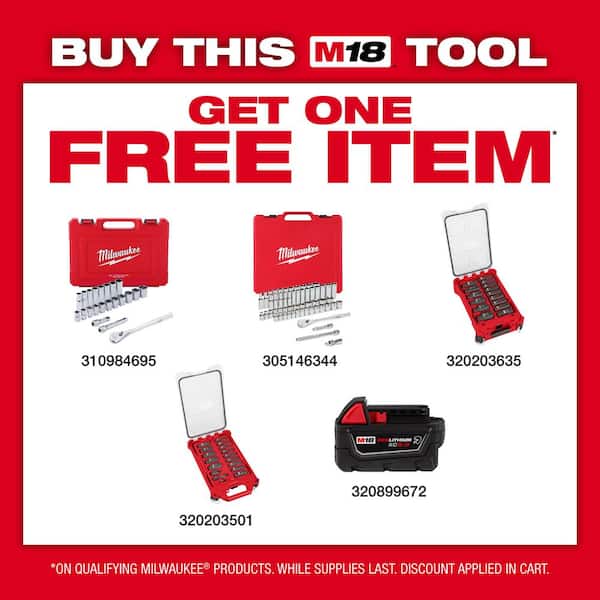 M18 FUEL 18V Lithium-Ion Brushless Cordless High-Torque 1/2 in. Impact Wrench w/Friction Ring Kit