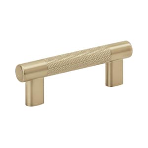 Bronx 3 or 3-3/4 in. (76 mm or 96 mm) Center-to-Center Golden Champagne Dual Mount Drawer Pull
