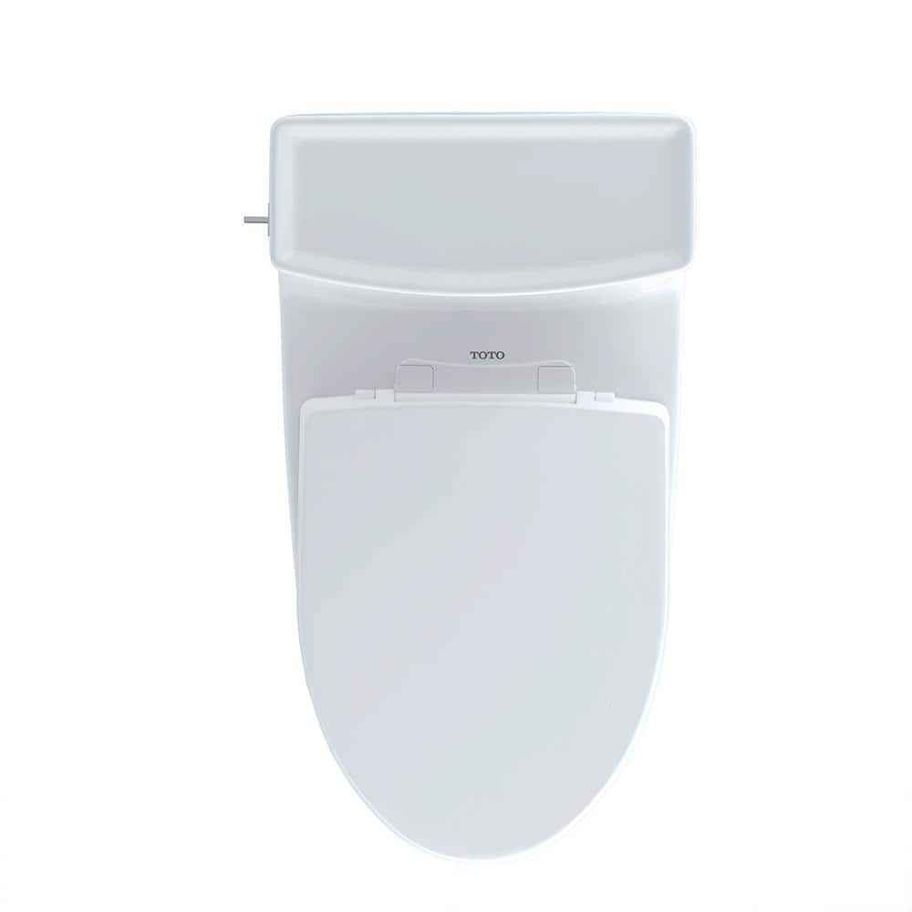 Bone Vitreous China Elongated One-Piece Toilet with Washlet Combo