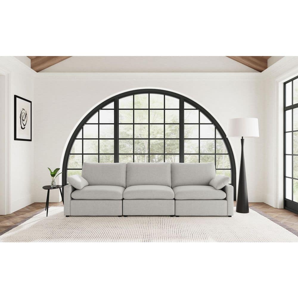 Collins Grey Fabric Upholstered Modular Power Recliner Sofa price history on PriceWatchPro