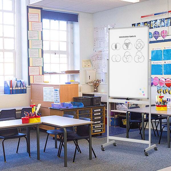 thumbnail image 2 of Magnetic Whiteboard Easel With Stand - 24x18 Inch Dry Erase Flipchart Board For Teaching & Presentations 2 of 5