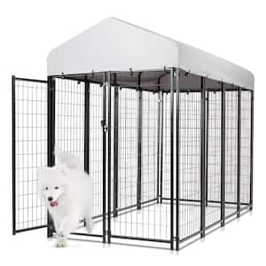 8 ft. x 4 ft. x 6 ft. Outdoor Dog Kennel Dog Fence Dog Kit