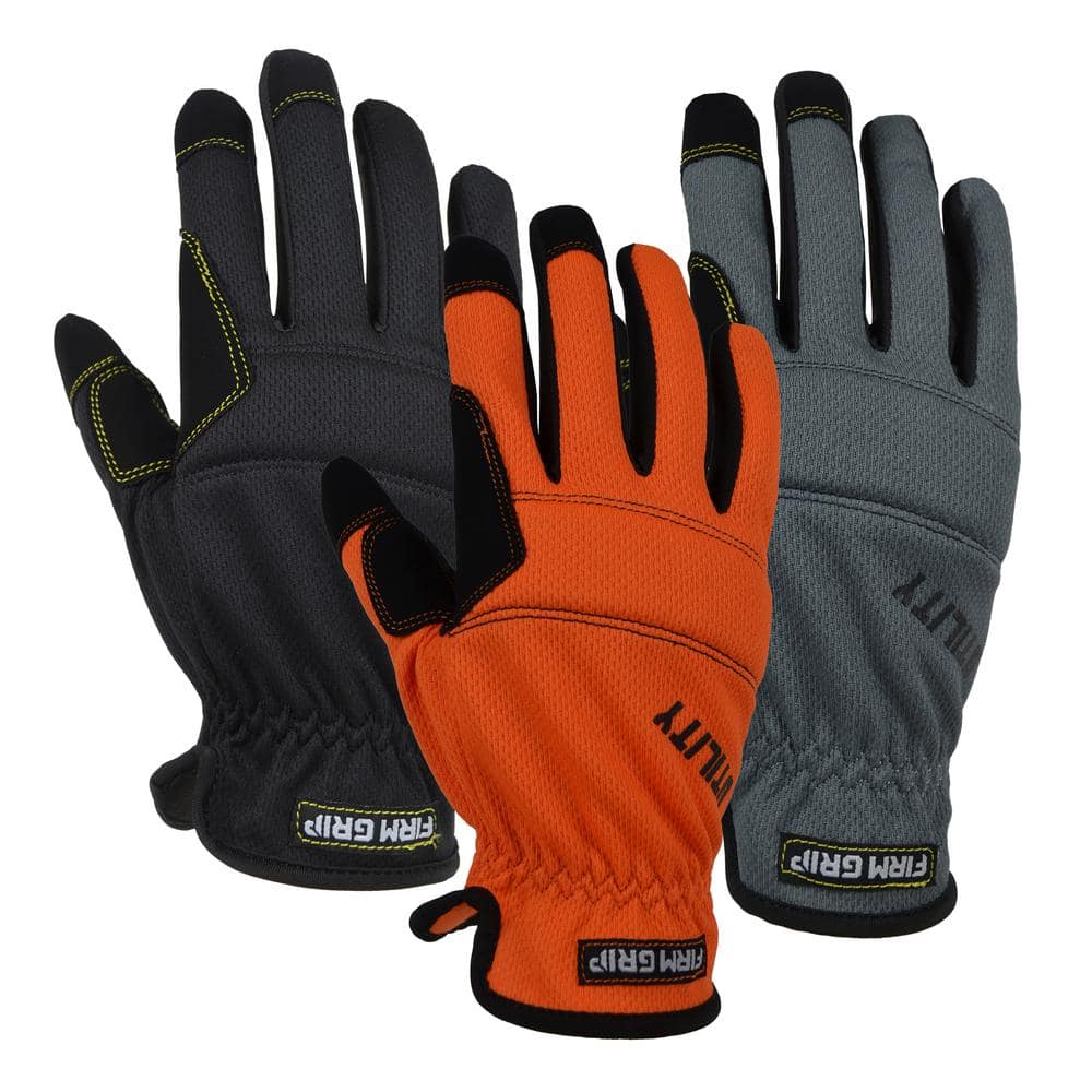 FIRM GRIP Large Utility Work Gloves (3-Pack) 63102-024 - The Home