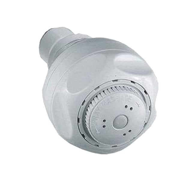 Delta Water Efficient 3-Spray 1.5 GPM 2-21/32 in. Showerhead in White