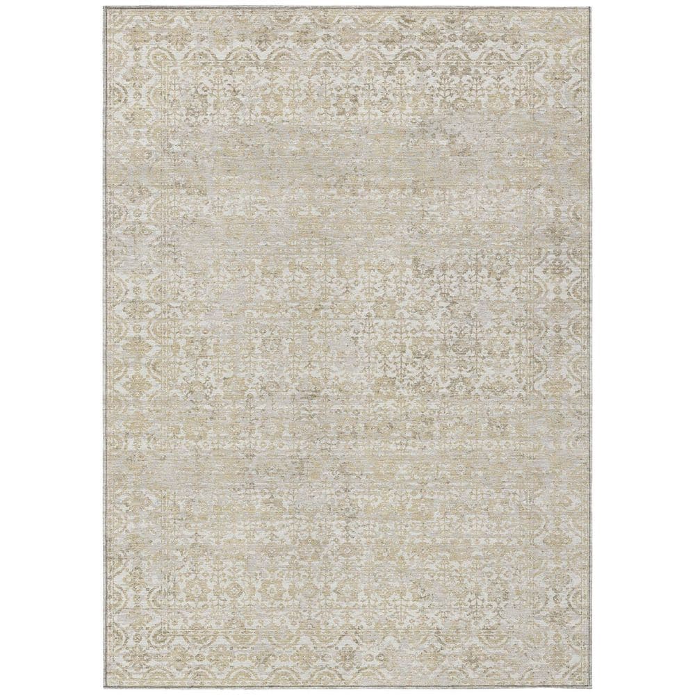 Chantille Machine Washable Indoor/Outdoor Abstract ACN2931 Ivory 5 ft. x 7 ft. 6 in. Area Rug price history on PriceWatchPro