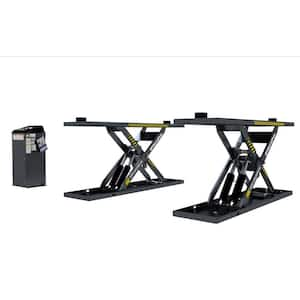 MDS-6LPF Mid-Rise Scissor Car Lift with Open Center and Flush-Mount, 6000 lb. Capacity, 208-230V, 60 Hz 1-Phase