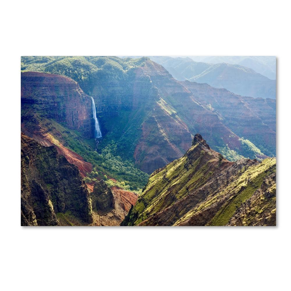 Puzzle Diamond Painting Mountain valley 30x40cm, 1 - 39 pieces