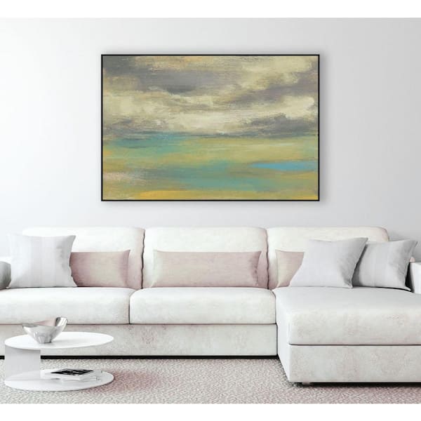 Unbranded 30 in. x 40 in. "Sunset Study VIII" by Jennifer Goldberger Framed Wall Art
