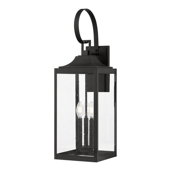 Home Decorators Collection Havenridge 3-Light Matte Black Hardwired ...