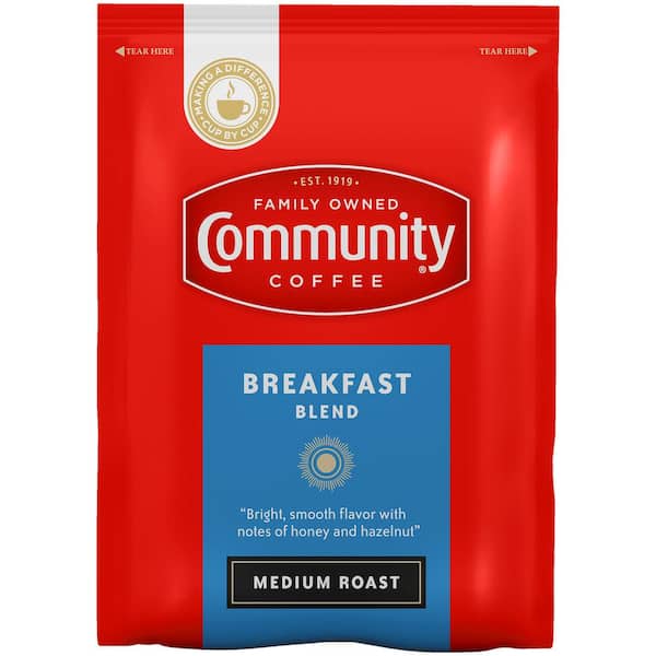 Community Coffee Breakfast Blend - Ground coffee bags - arabica - pack of 40