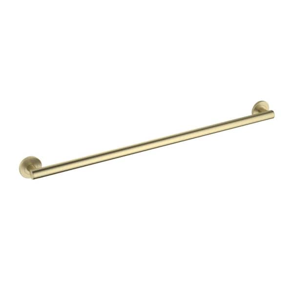 36 in. Concealed Screw Grab/Assist Bar Shower/Toilet Grab Bar for Handicapped or Elderly in Brushed Gold