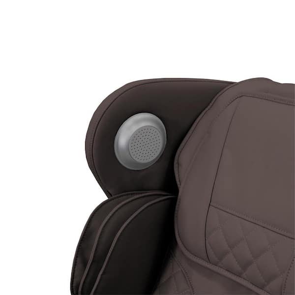 TITAN Hiro LT Series Brown Faux Leather Reclining 3D Massage