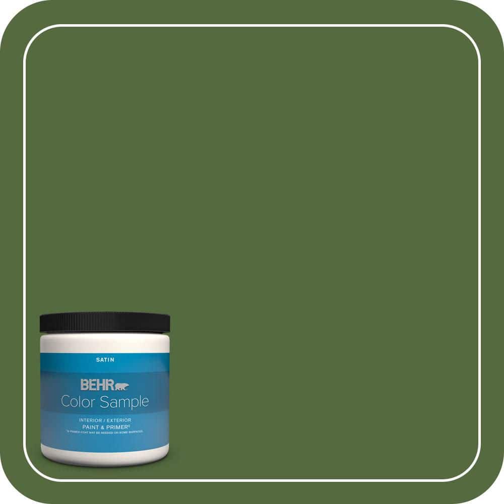 8 oz. #410D-7 Mountain Forest Satin Enamel Interior/Exterior Paint & Primer Color Sample price history on PriceWatchPro