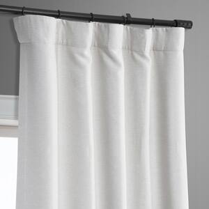 Chalk Off White Rod Pocket Blackout Curtain - 50 in. W x 63 in. L (1 Panel)