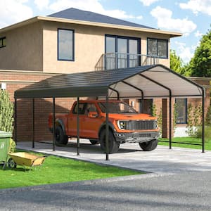 12 ft. W x 20 ft. D Metal Carport, Car Canopy and Shelter
