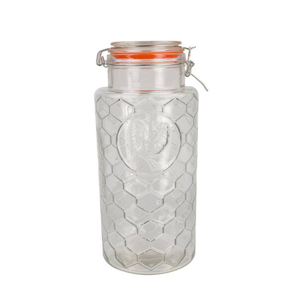 Home Basics 91 oz. Glass Jar with Rooster
