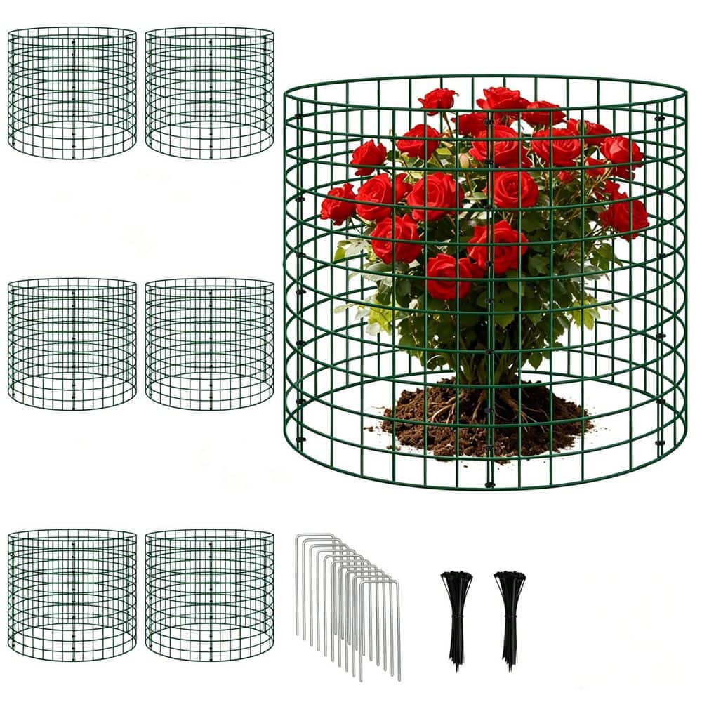 6 Pack 12 in. Plant Protector from Animals, Wire Plant Cages Mesh Garden Plant Cage, Sturdy Wire Cloche Plant Protectors price history on PriceWatchPro